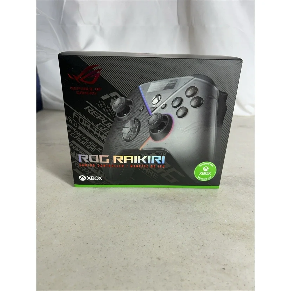 ASUS ROG Raikiri Xbox Wired Controller Remappable Buttons GU200X Black